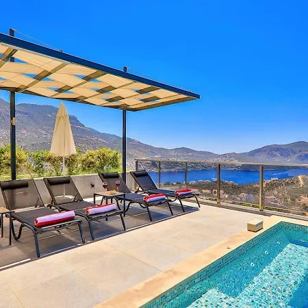 Kalamar 3 Bedroom Seaview With Private Pool Villa Kalkan