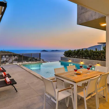 Kalamar 3 Bedroom Seaview With Private Pool Villa Kalkan