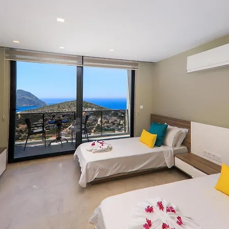 Kalamar 3 Bedroom Seaview With Private Pool Kalkan