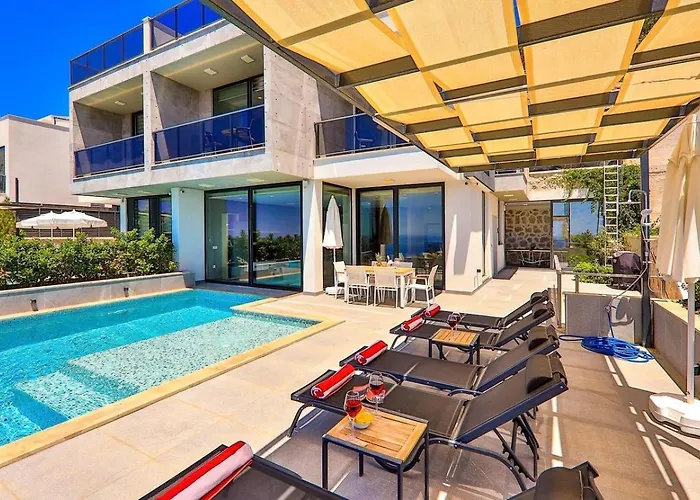 Villa Kalamar 3 Bedroom Seaview With Private Pool Kalkan