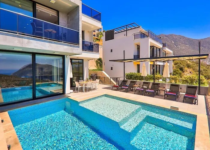 Kalamar 3 Bedroom Seaview With Private Pool * Kalkan