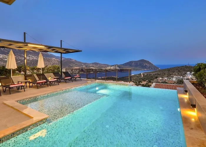 Kalamar 3 Bedroom Seaview With Private Pool Kalkan