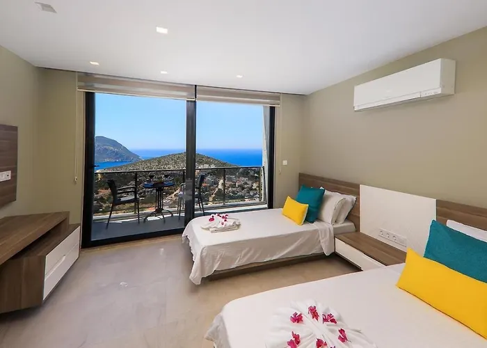 Kalamar 3 Bedroom Seaview With Private Pool Kalkan