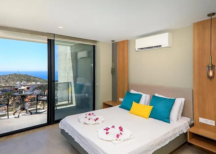 Kalamar 3 Bedroom Seaview With Private Pool * Kalkan