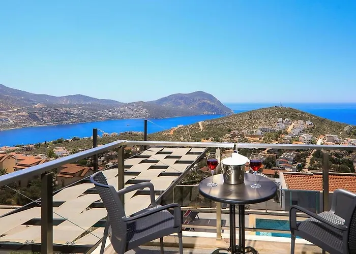 Kalamar 3 Bedroom Seaview With Private Pool Villa Kalkan